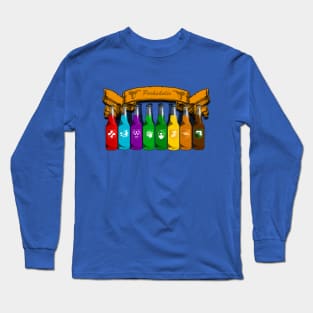 Zombie Perks Top Shelf Perkaholic on Royal Blue Long Sleeve T-Shirt